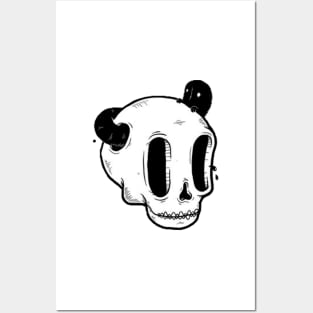 SKULL AND WORM - MICKEY CARTOON Posters and Art